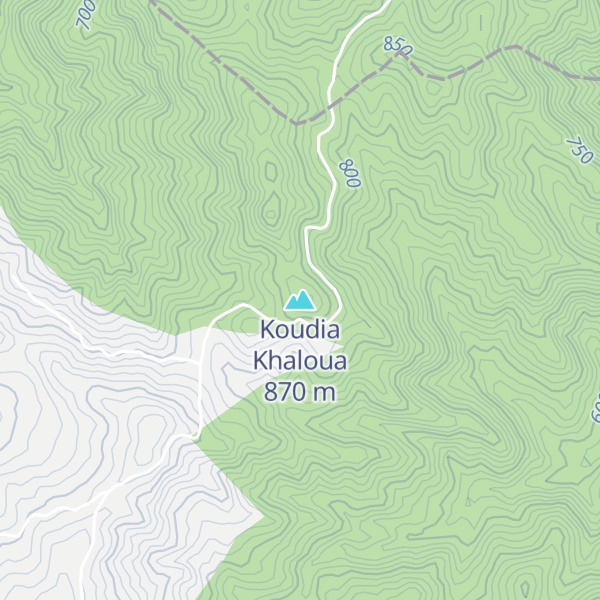 Map of Koudia Khaloua