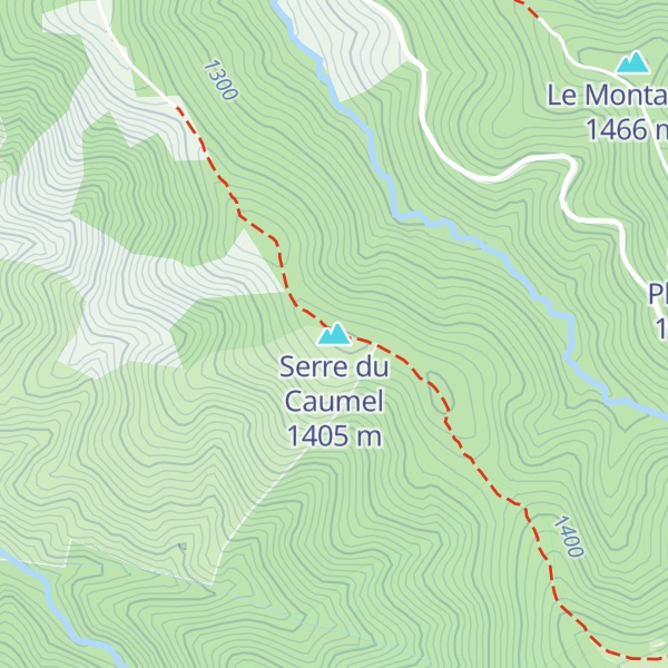 Map of Serre du Caumel