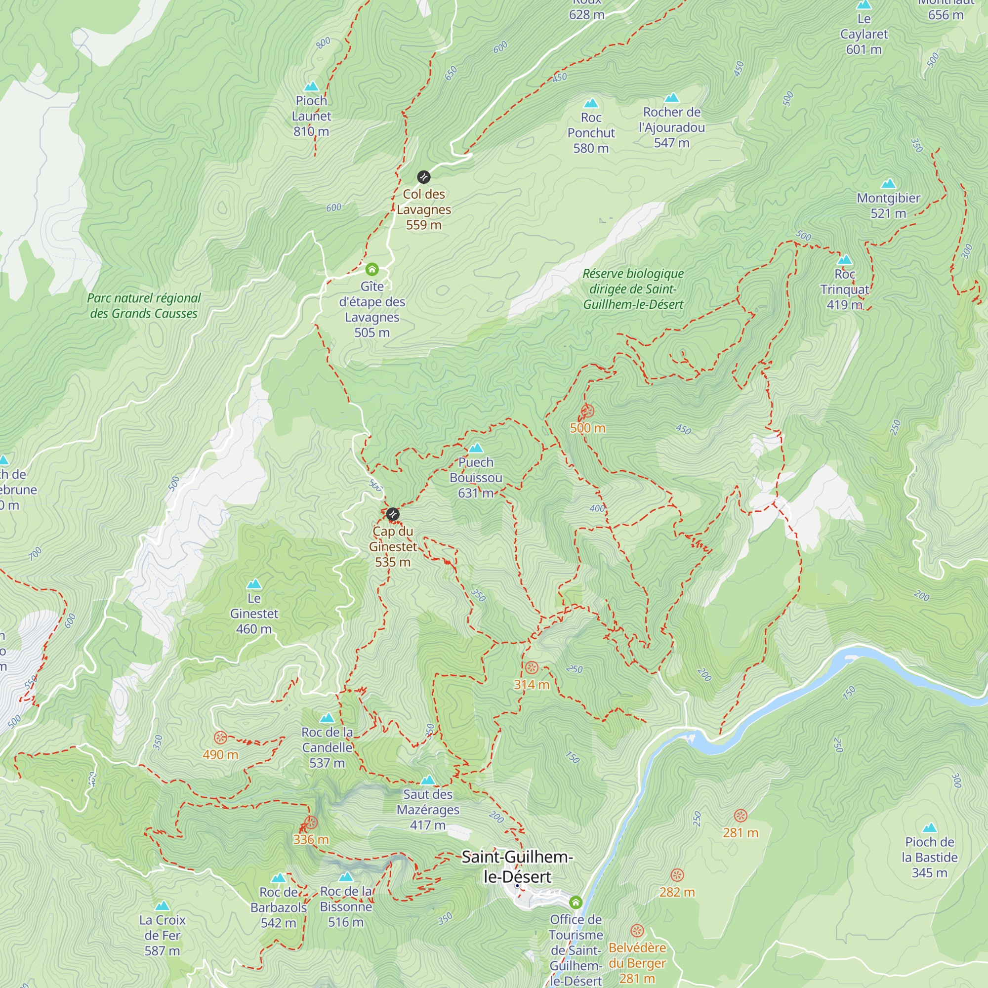 Petit ermitage du frère Bruno map