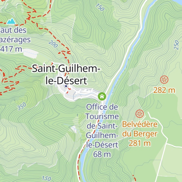 Map of Gîte de la Tour