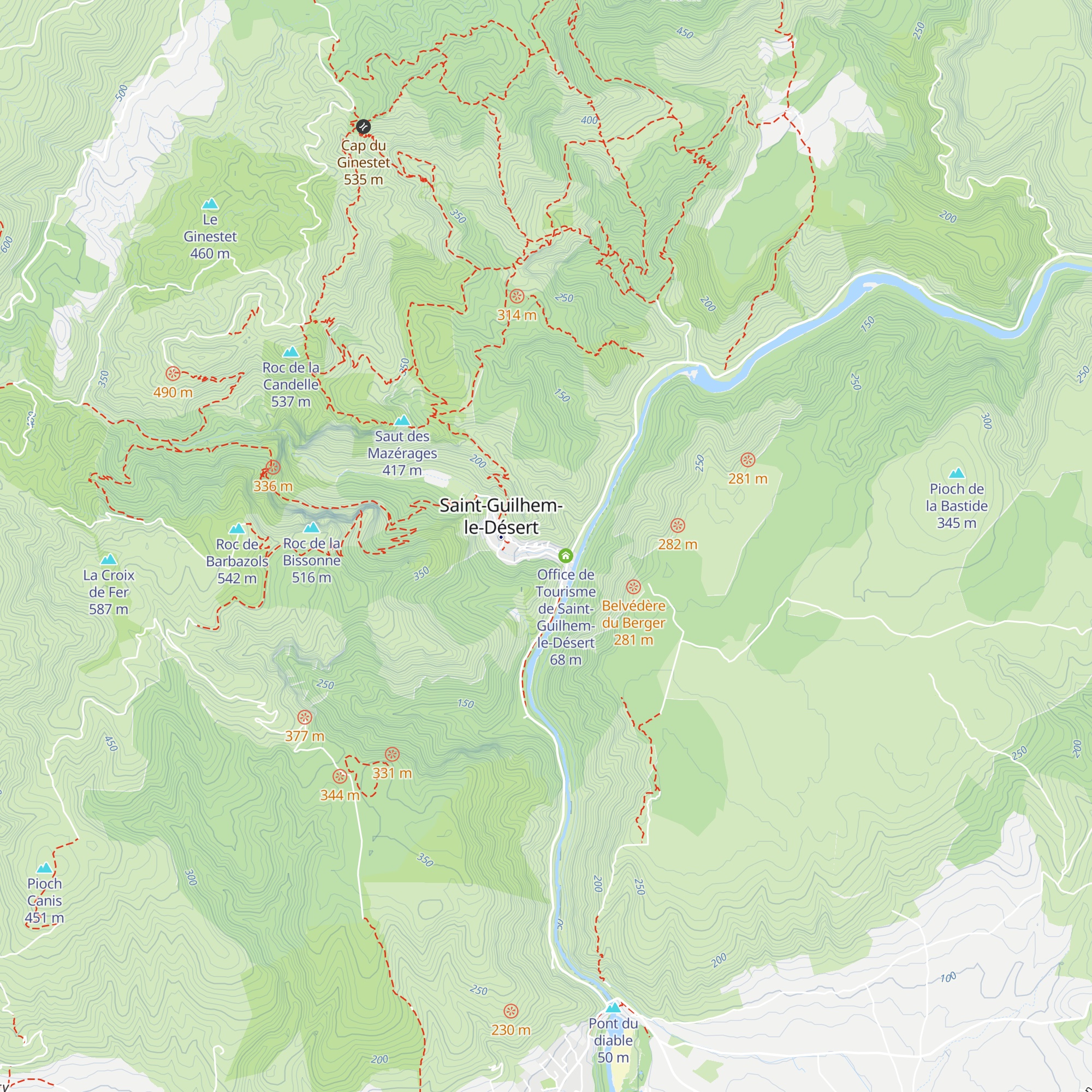 Gîte de la Tour map