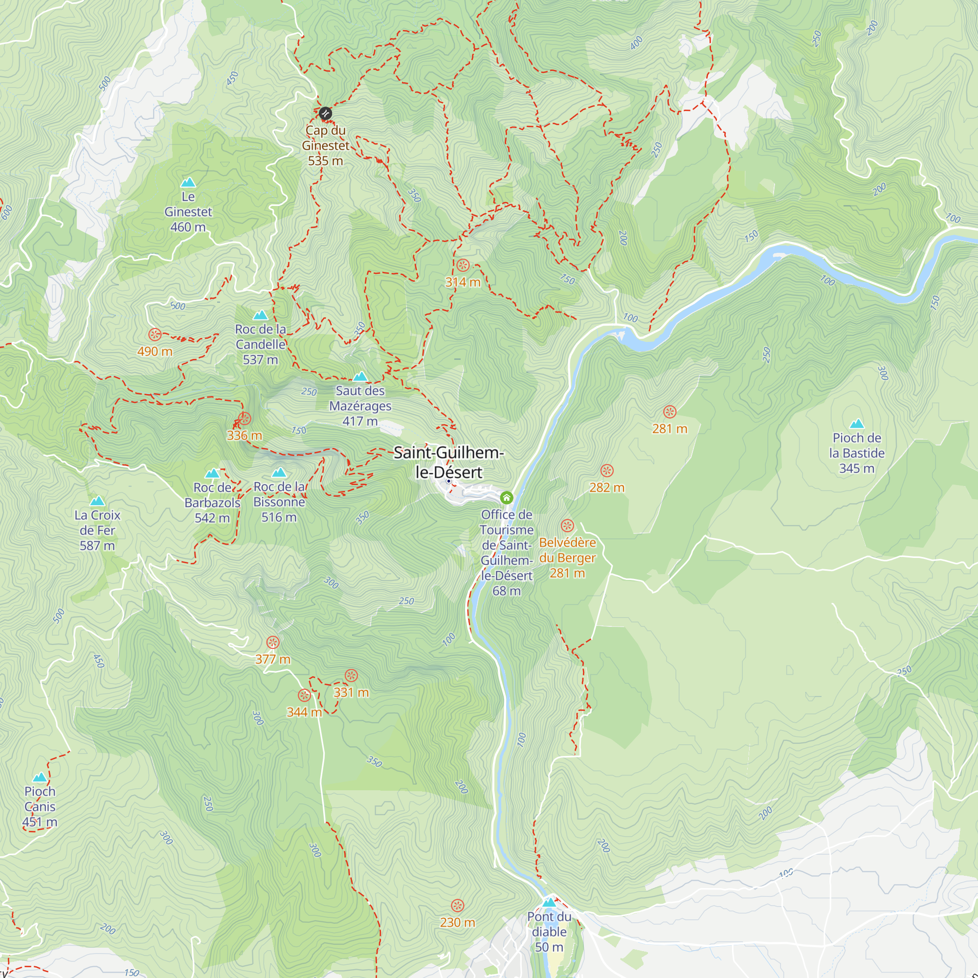 Gîte de la Tour map
