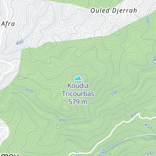 Map of Koudia Tricourbas