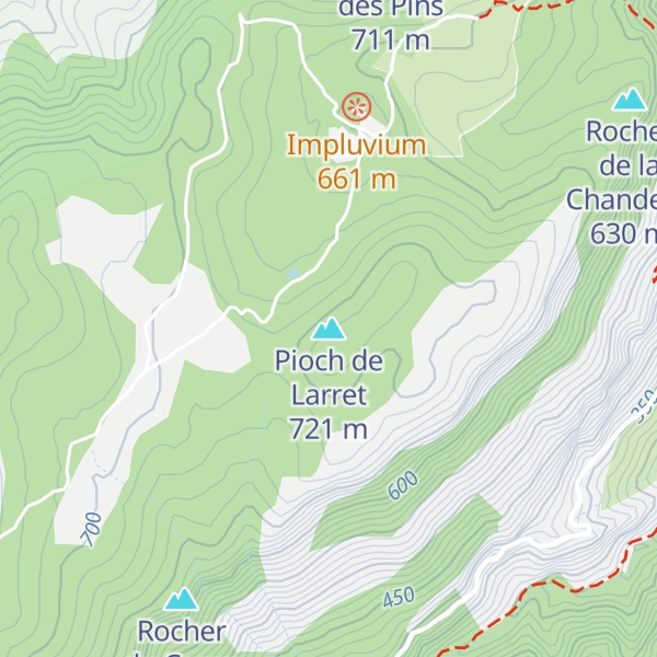 Map of Pioch de Larret