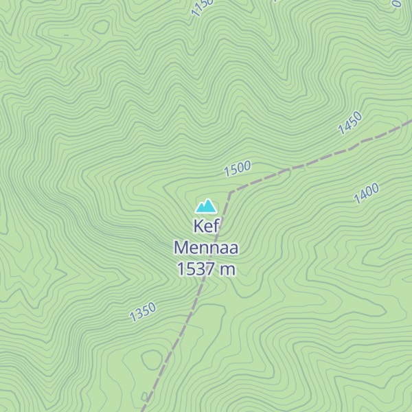 Map of Kef Mennaa