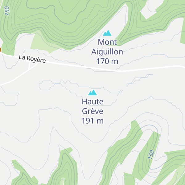 Map of Haute Grève