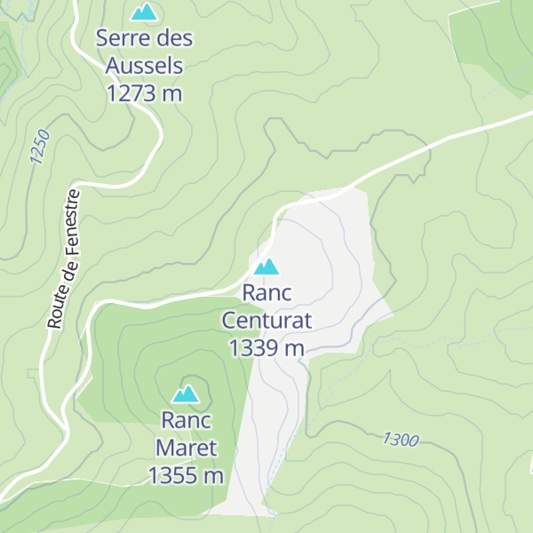 Map of Ranc Centurat