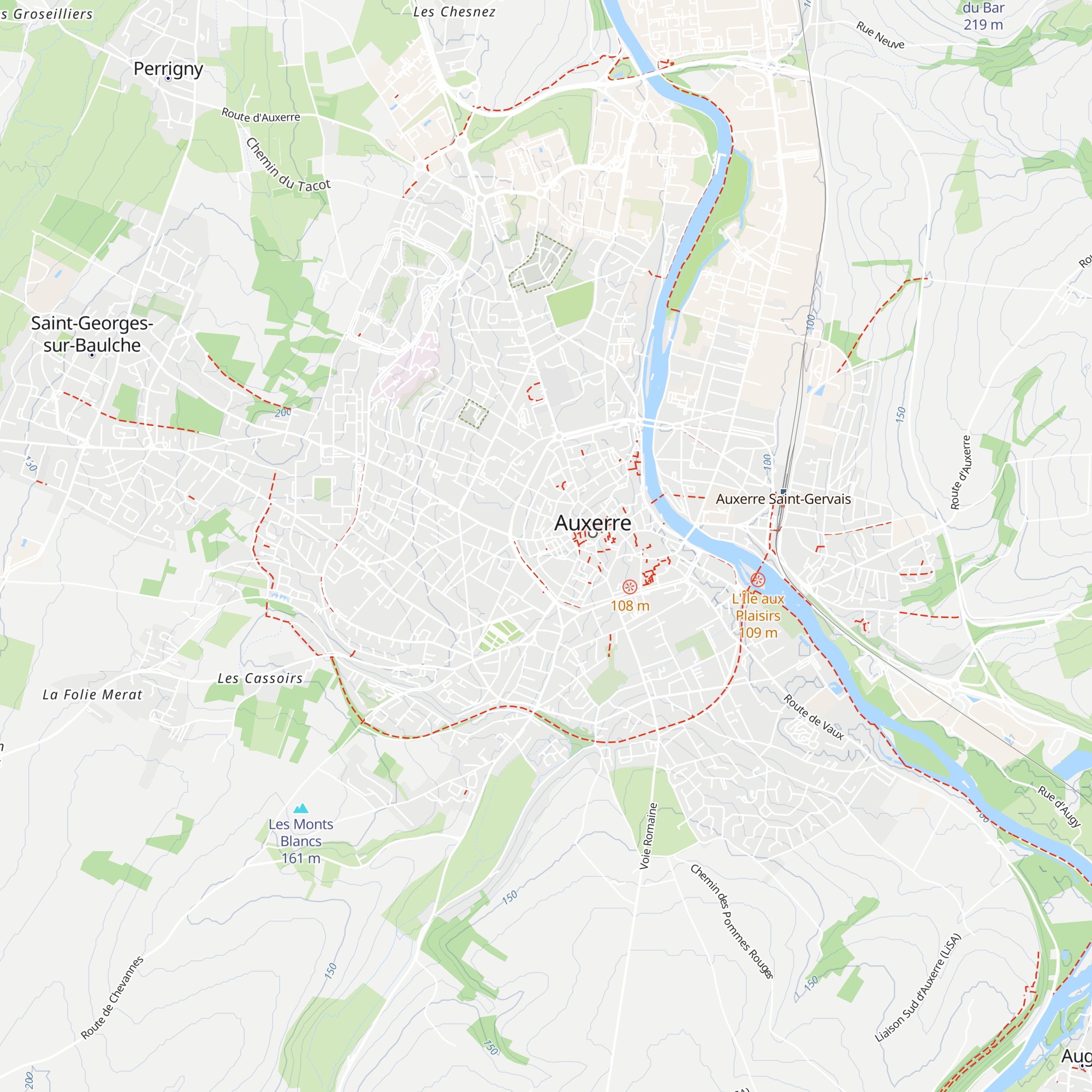 Gîte Le Bacchus map