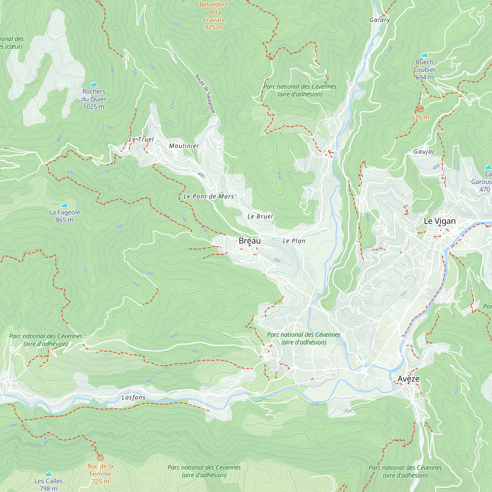 Gîte d'étape communal de Bréau map