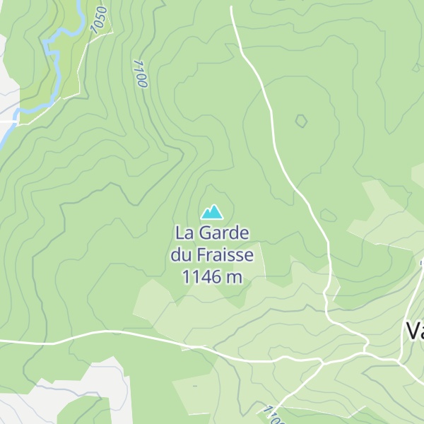 Map of La Garde du Fraisse