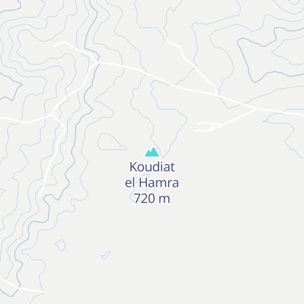 Map of Koudiat el Hamra
