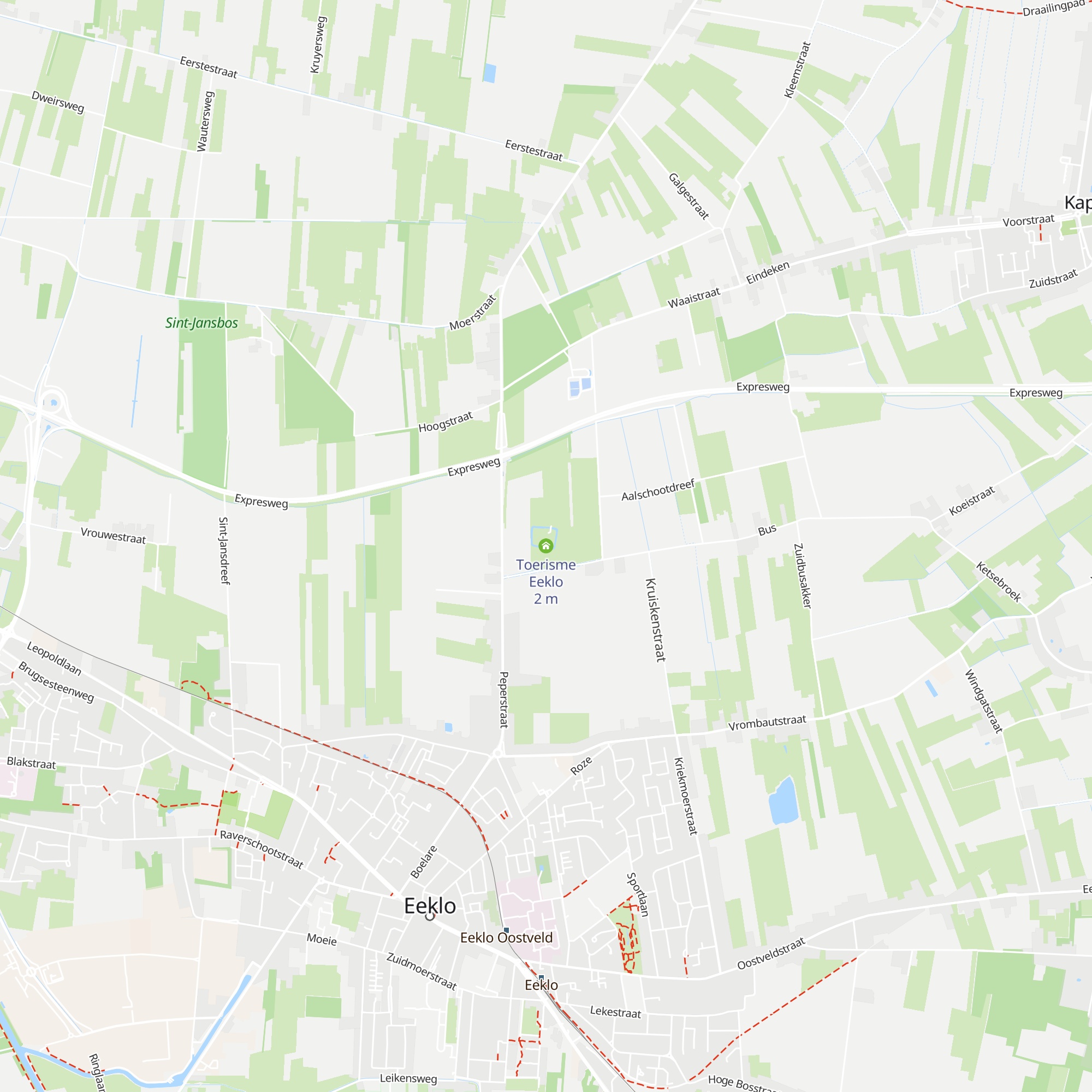 Toerisme Eeklo map