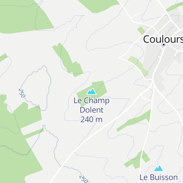Map of Le Champ Dolent