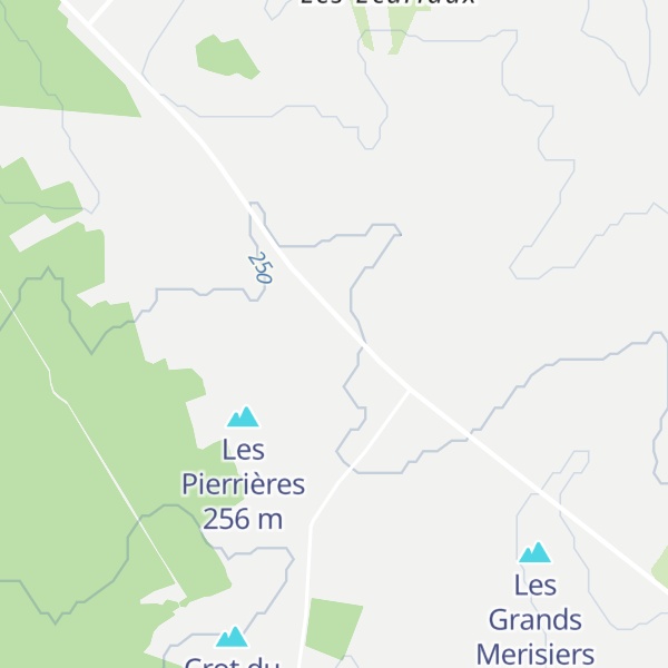 Map of Les Granges