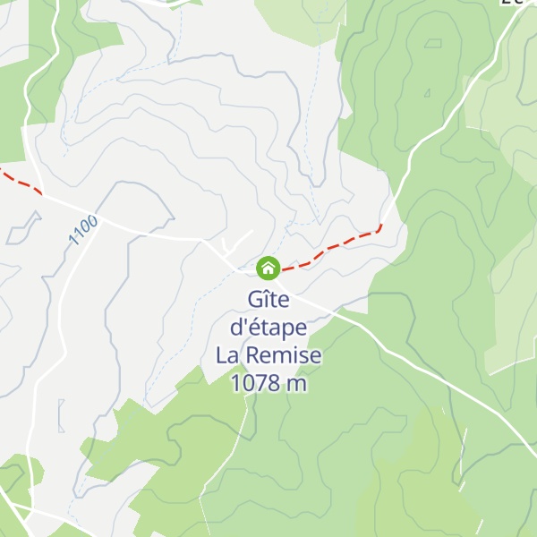Map of Gîte d'étape La Remise
