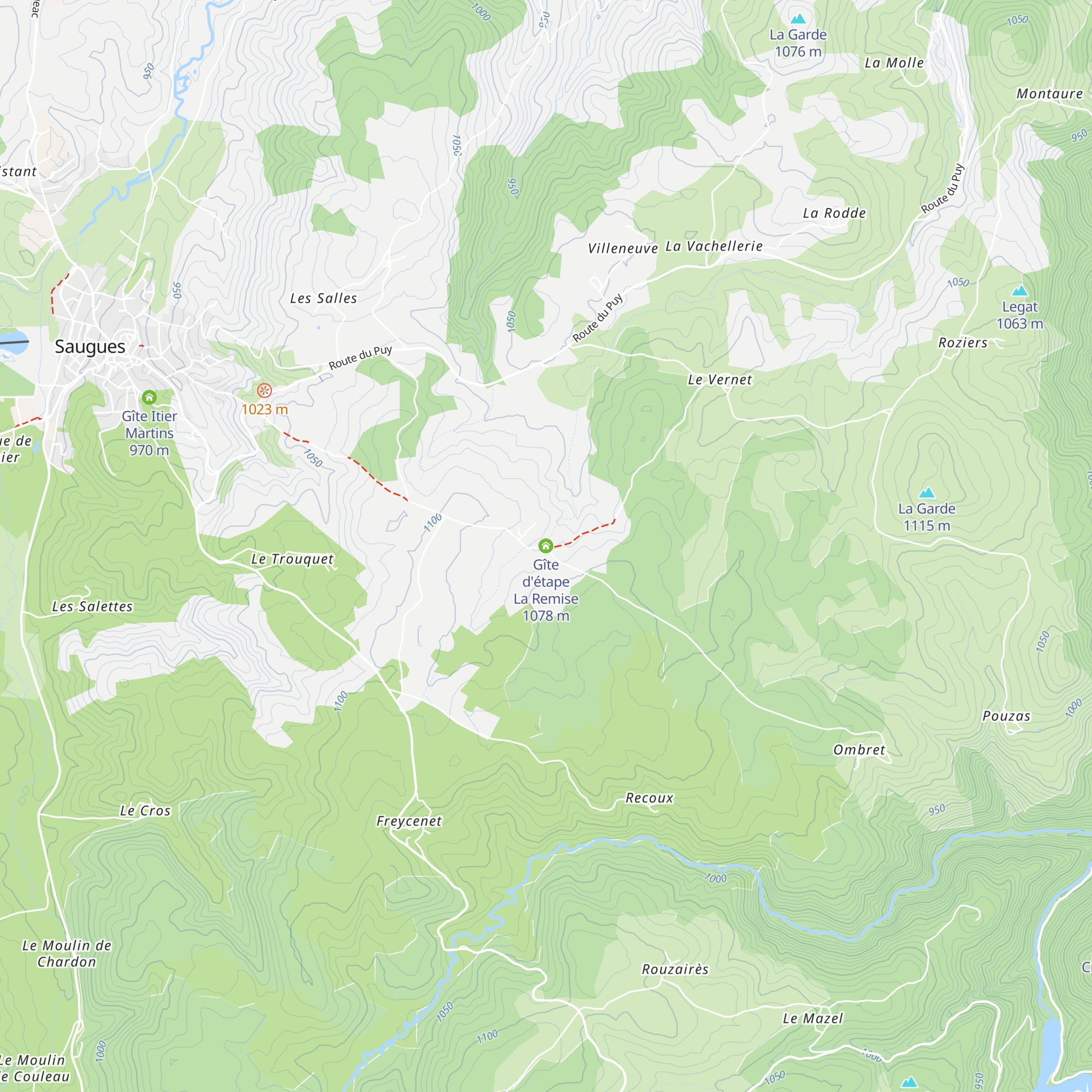 Gîte d'étape La Remise map