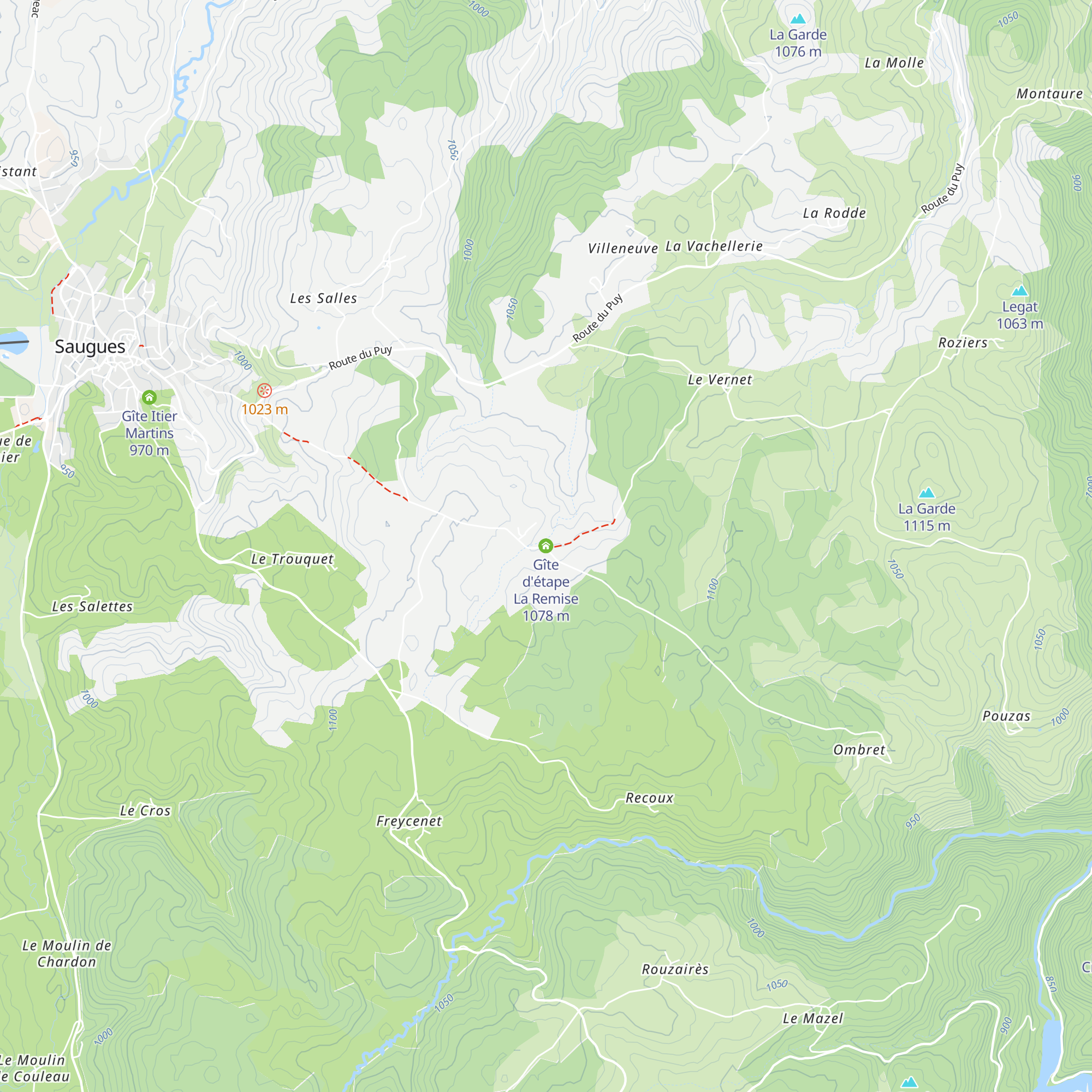 Gîte d'étape La Remise map