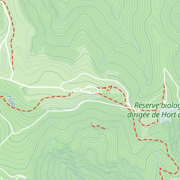 Map of Mont Aigoual