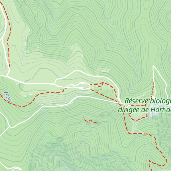 Map of Gîte d'étape du Mont Aigoual