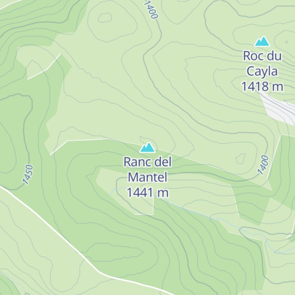 Map of Ranc del Mantel