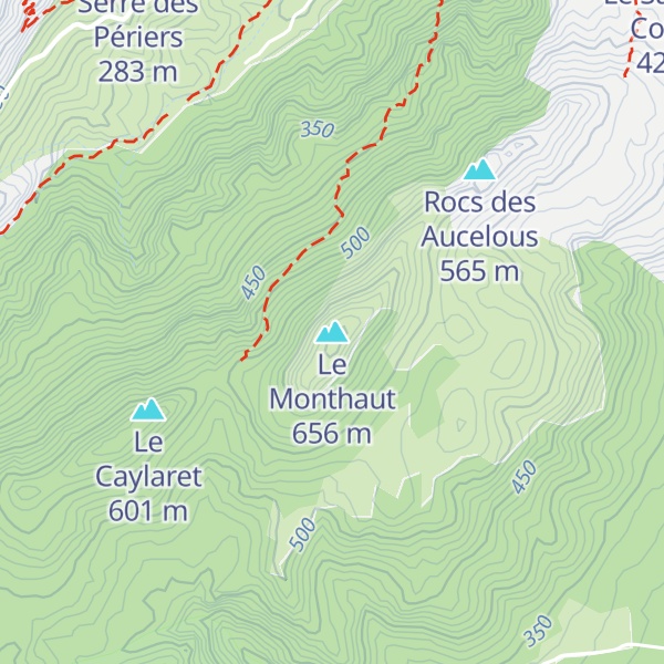 Map of Le Monthaut