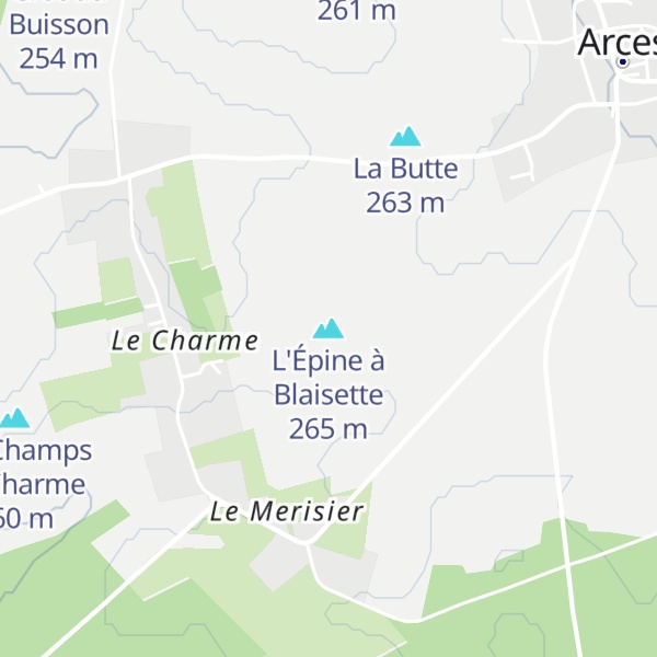 Map of L'Épine à Blaisette