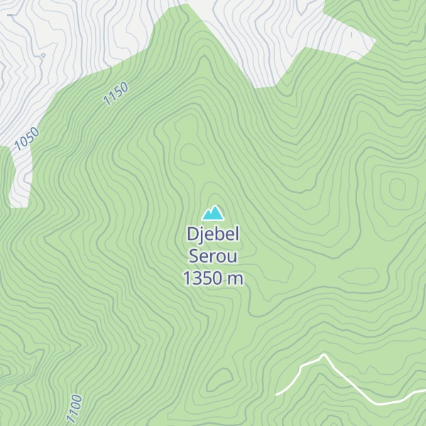 Map of Djebel Serou