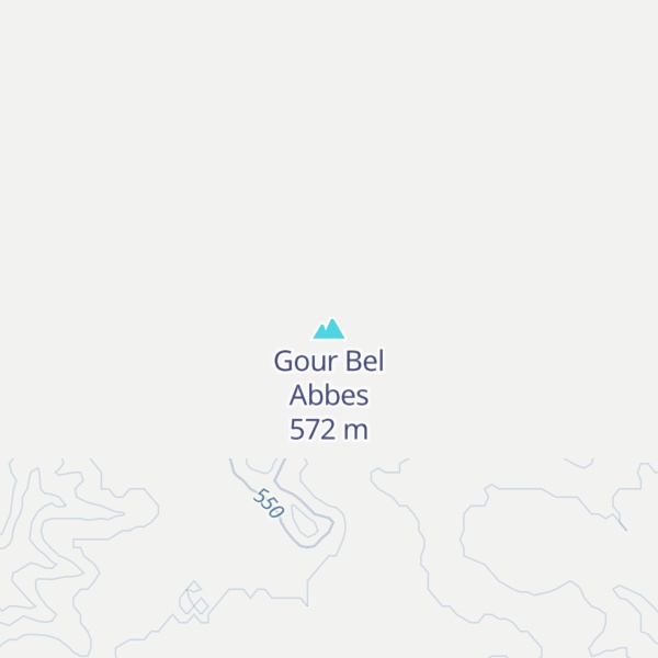 Map of Gour Bel Abbes