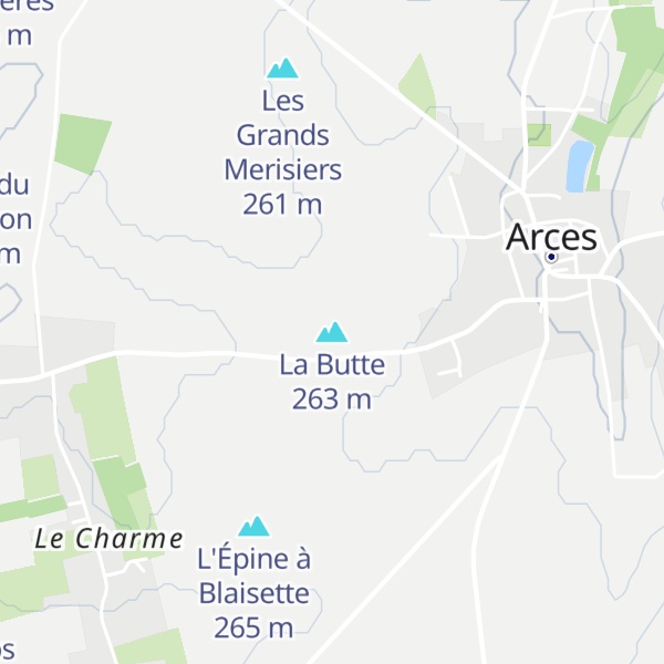 Map of La Butte