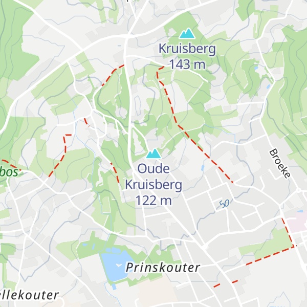 Map of Oude Kruisberg