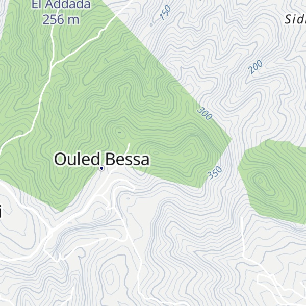 Map of Koudia Sidi Feredj