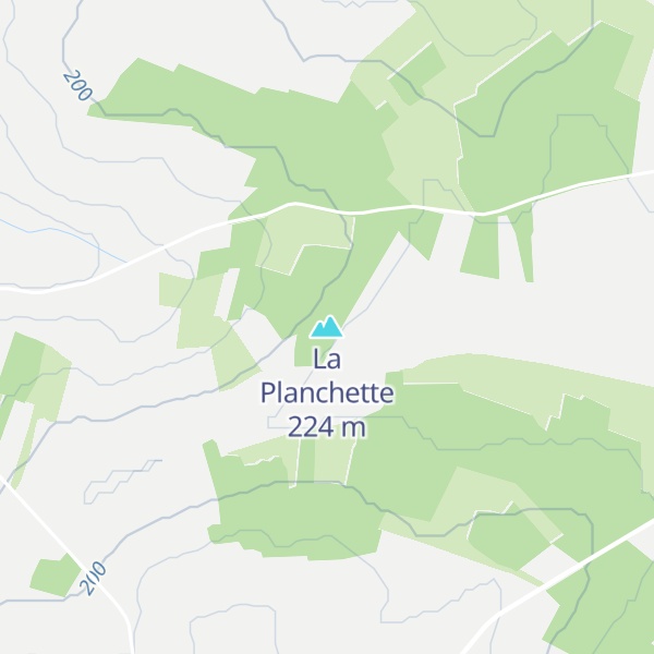 Map of La Planchette