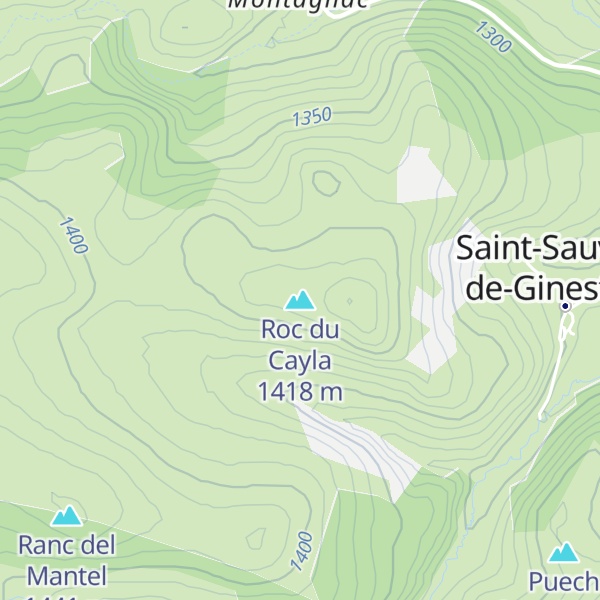 Map of Roc du Cayla