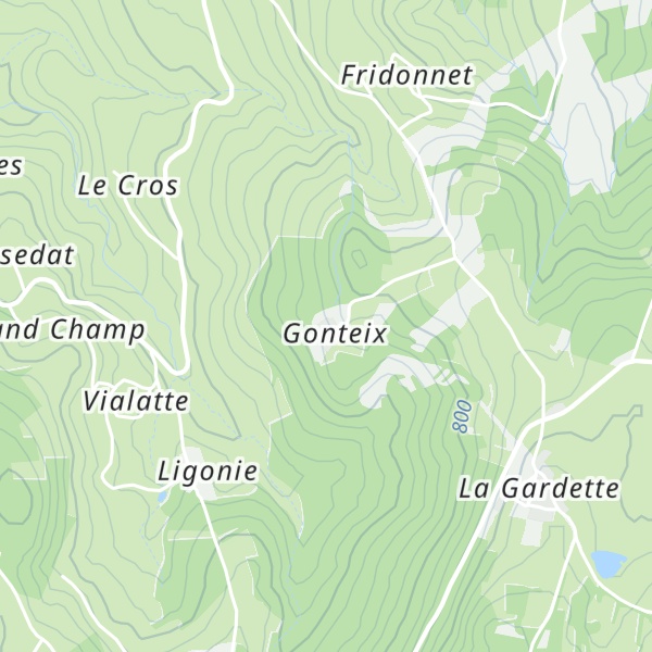 Map of Gîte d'étape Pain et Sel