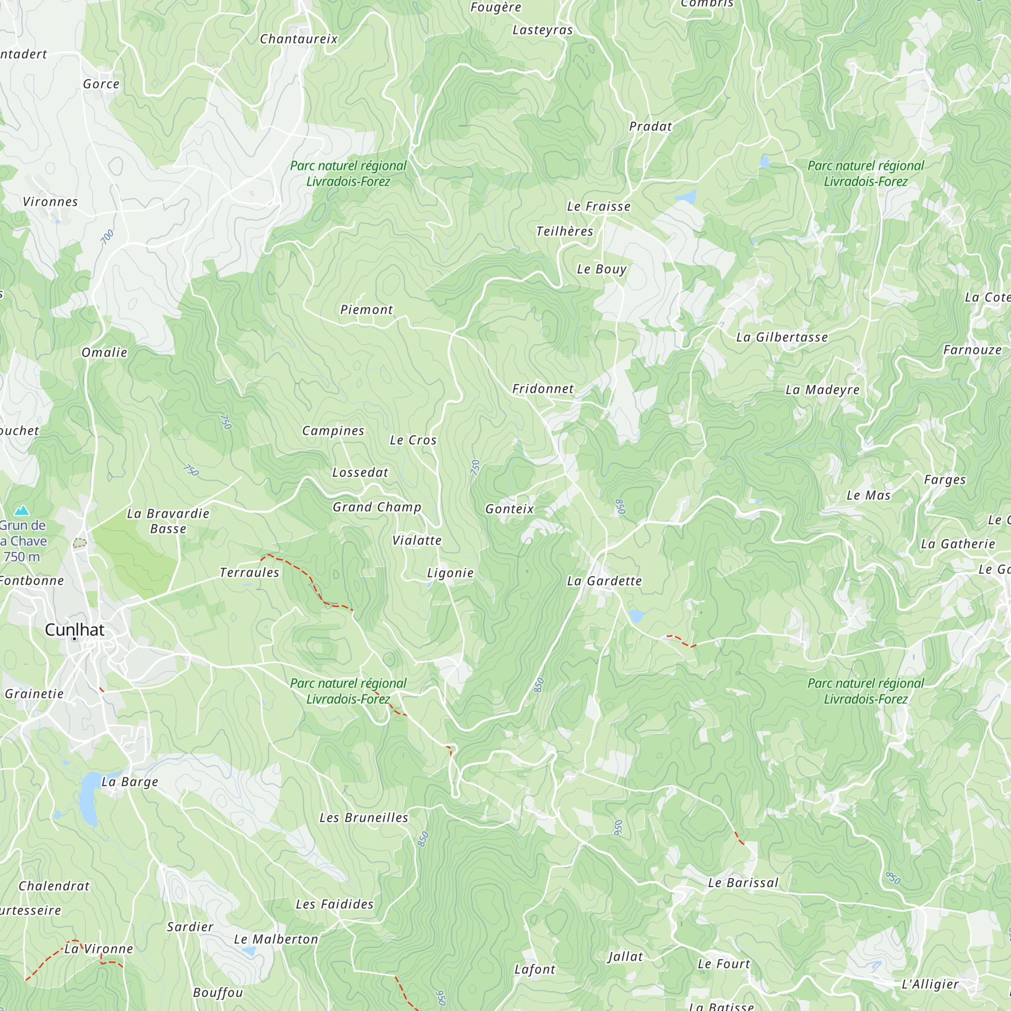 Gîte d'étape Pain et Sel map