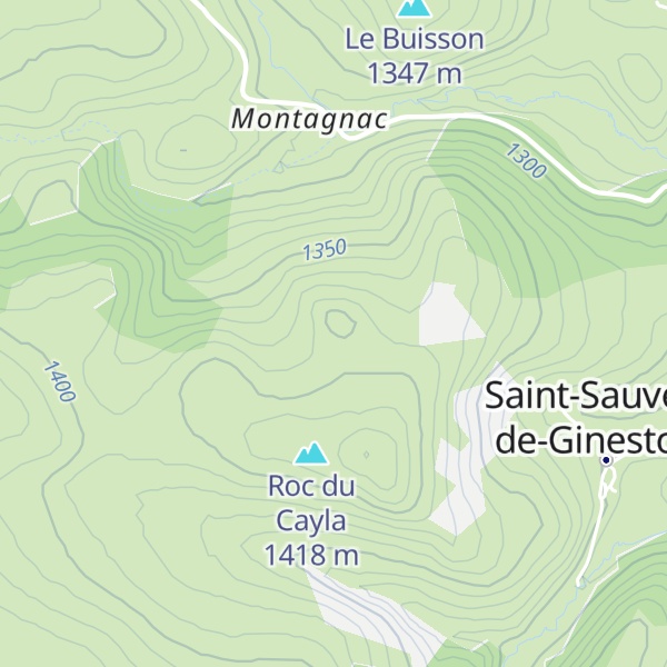 Map of Saint-Privas