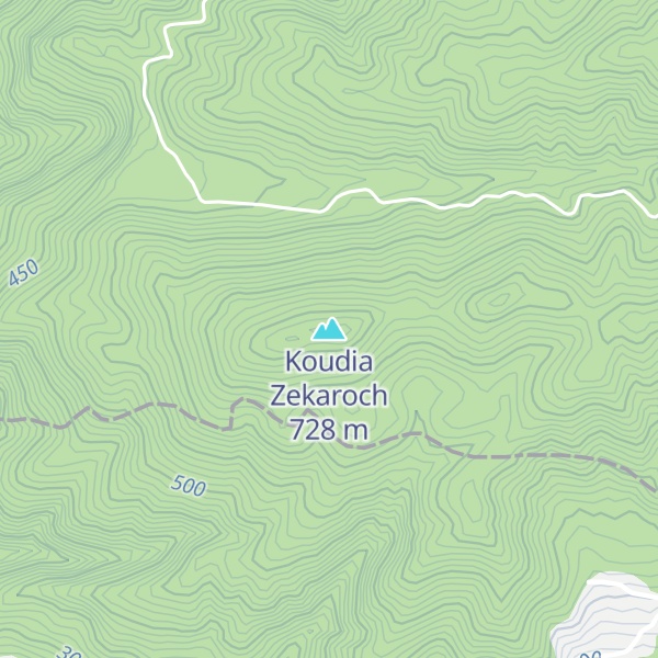 Map of Koudia Zekaroch
