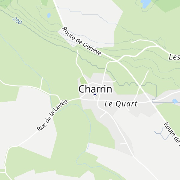 Map of Relai Vélo Route de Charrin
