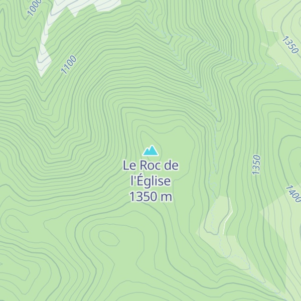 Map of Le Roc de l'Église