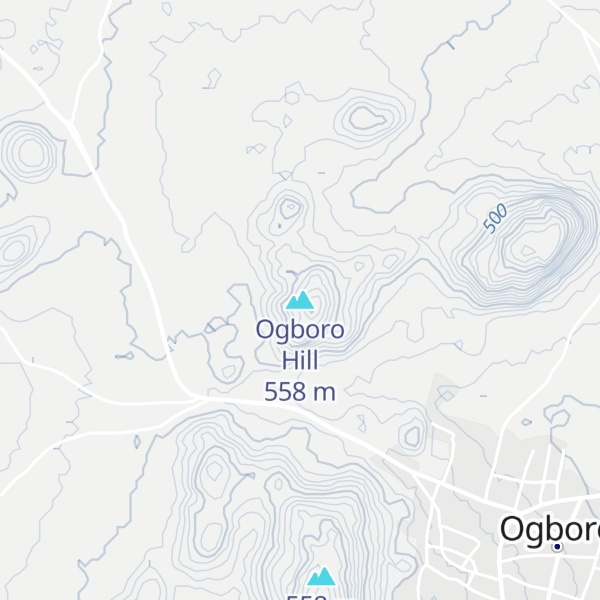 Map of Ogboro Hill
