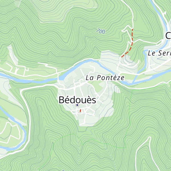 Map of Gîtes de la Collégiale