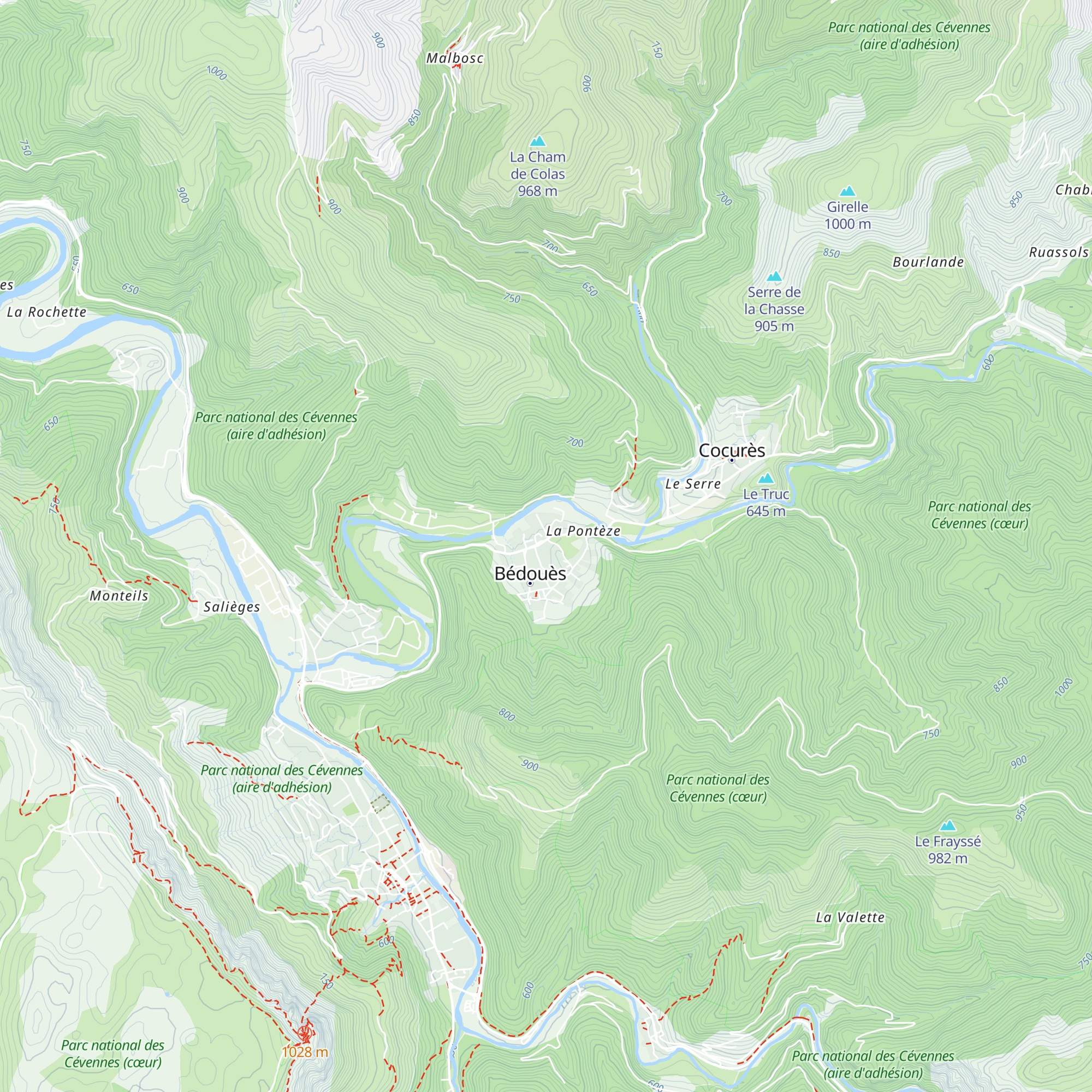 Gîtes de la Collégiale map
