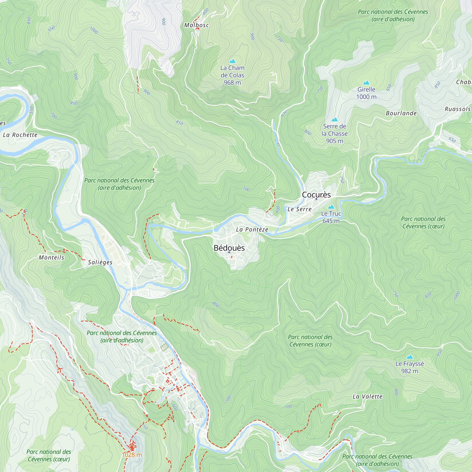 Gîtes de la Collégiale map