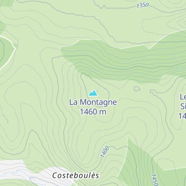 Map of La Montagne