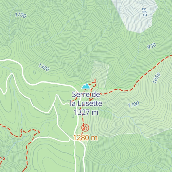 Map of Serre de la Lusette