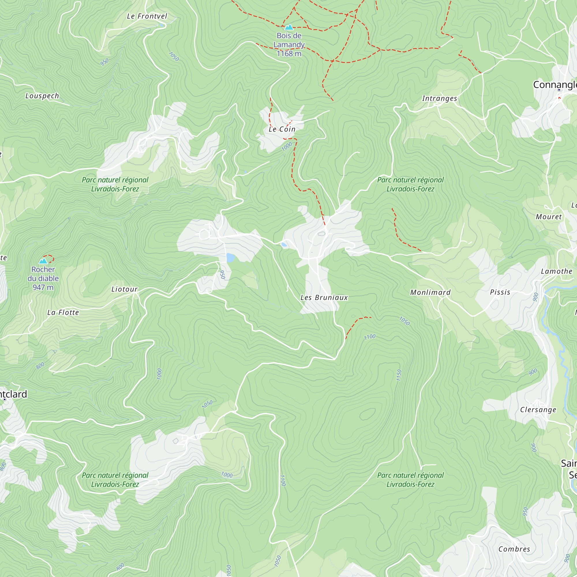 Gîte de P'tit Âne map