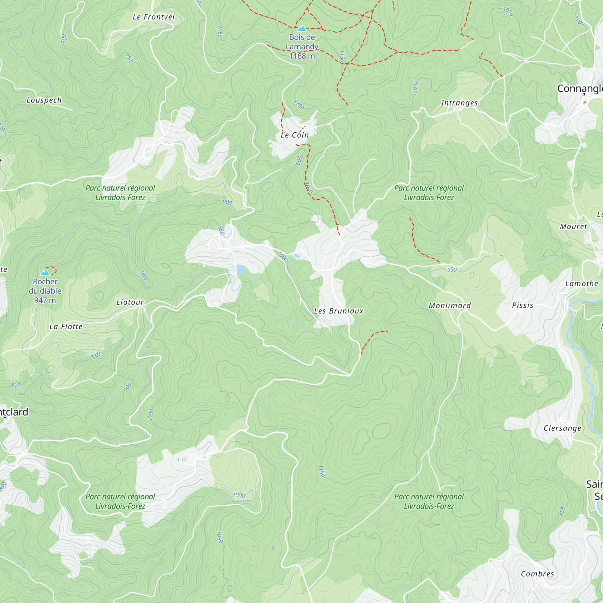 Gîte de P'tit Âne map