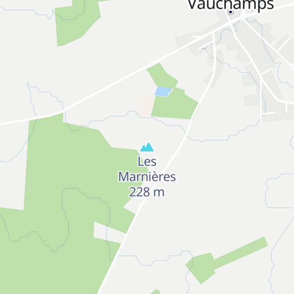 Map of Les Marnières