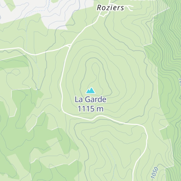 Map of La Garde