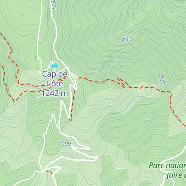 Map of Serre de la Toureille